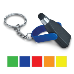 Keyring with Touch tip and Screen Cleaner