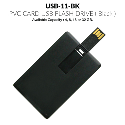 Card USB Flash in Black Color
