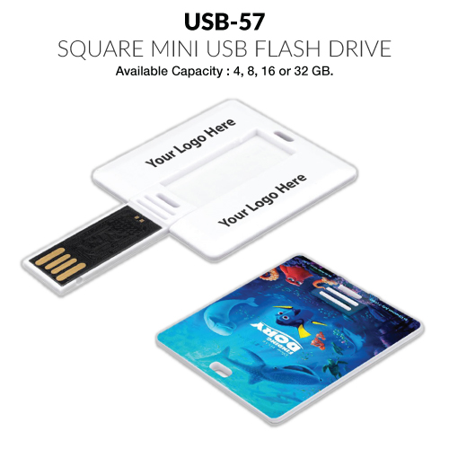 Mini Square USB Flash Drives